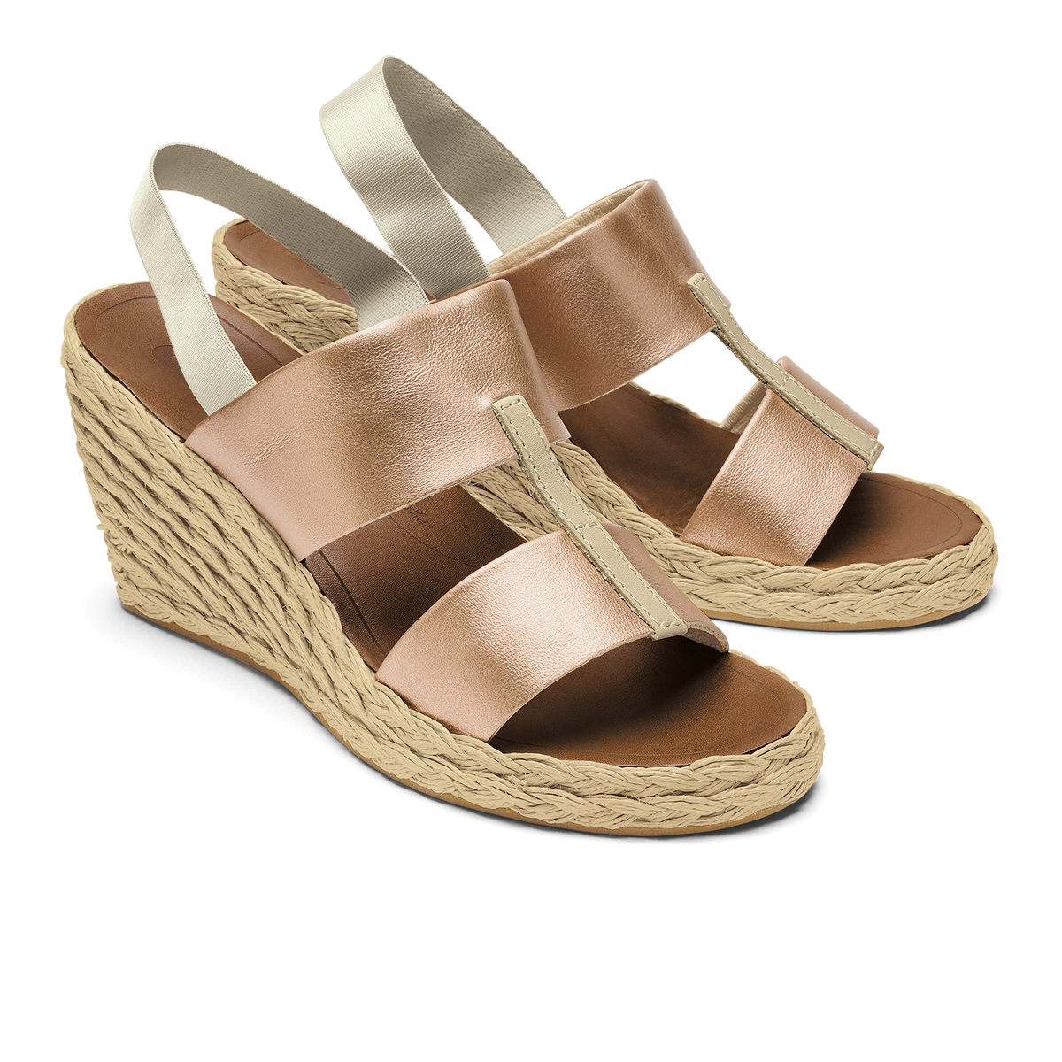 OluKai Lile Wedge - Copper / Tan