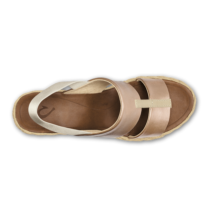 OluKai Lile Wedge - Copper / Tan