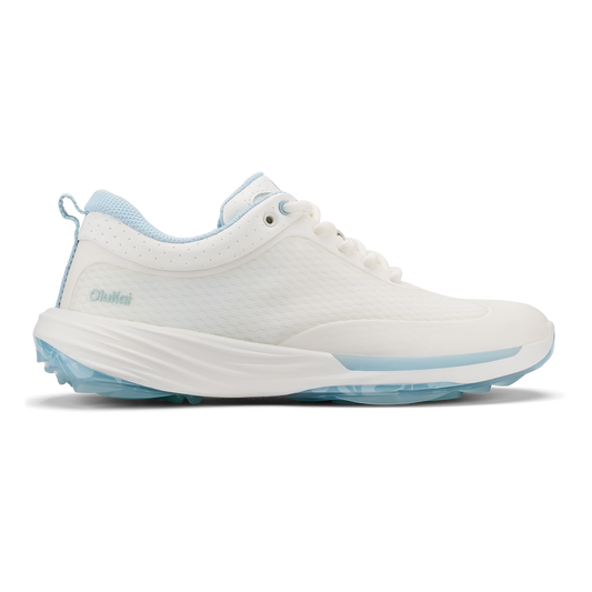 OluKai Mākena Women’s Waterproof Golf Shoes - Bright White