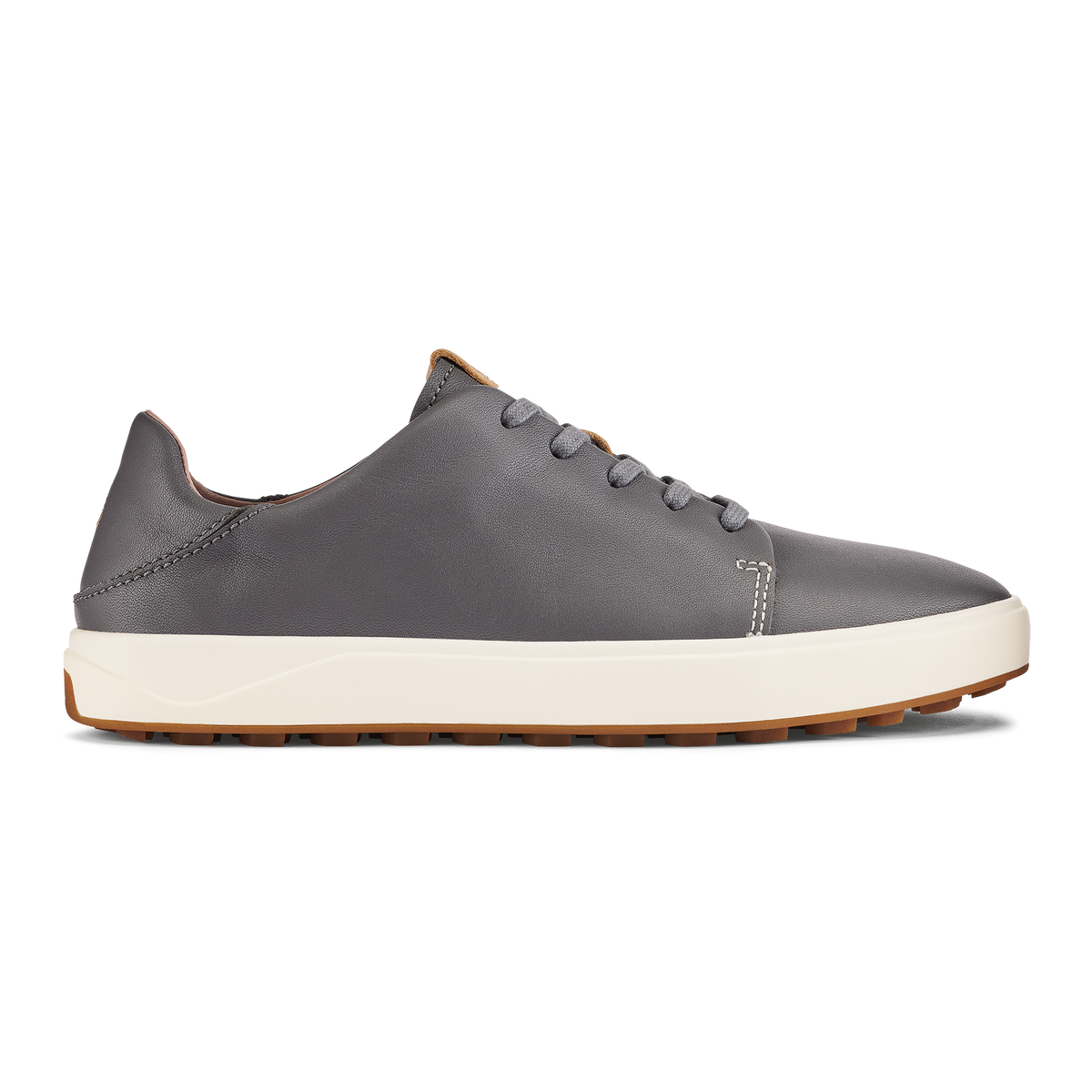 OluKai Wailea Women’s Waterproof Leather Golf Shoes - Stone
