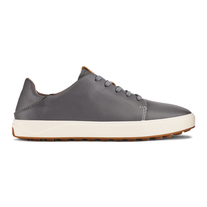 OluKai Wailea Women’s Waterproof Leather Golf Shoes - Stone