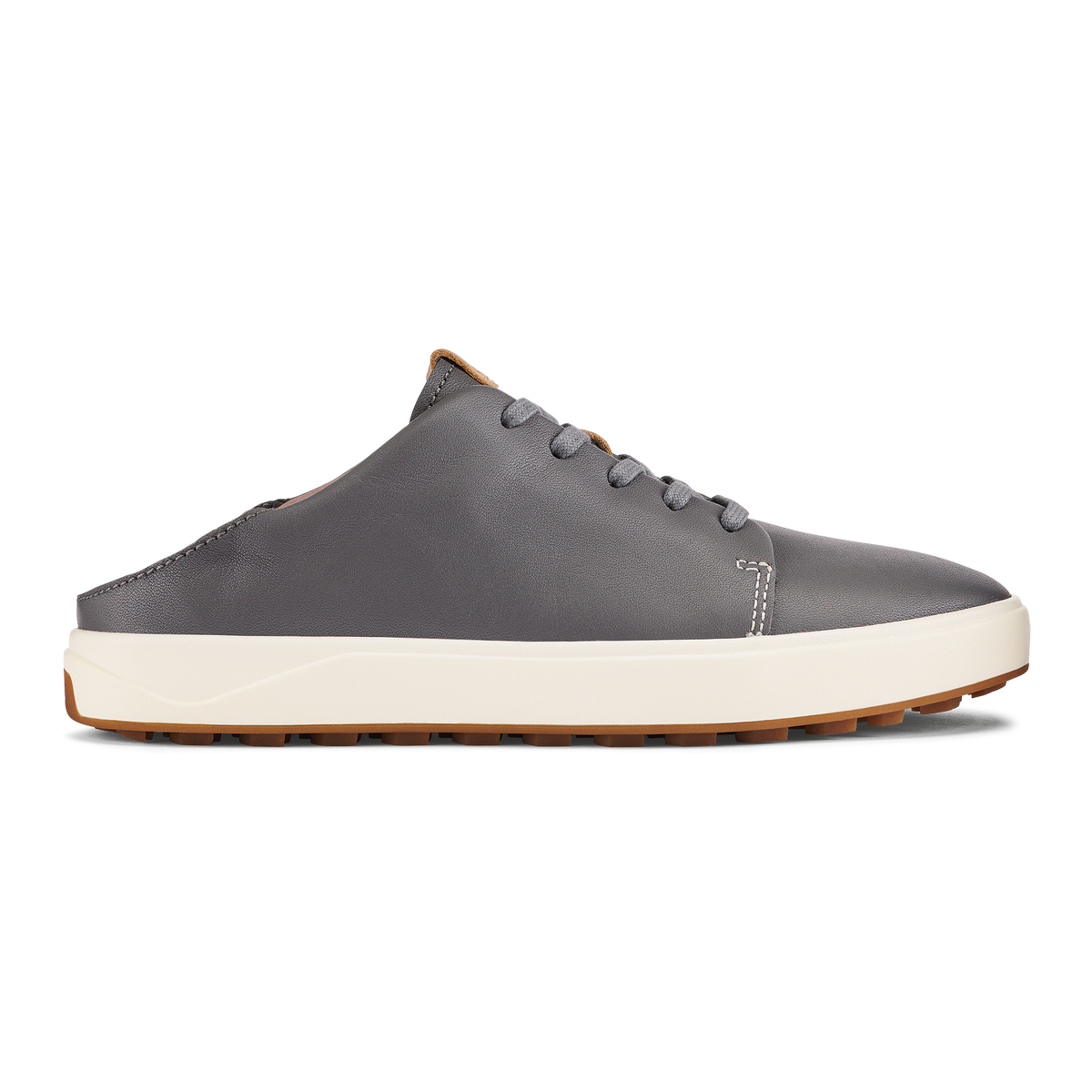 OluKai Wailea Women’s Waterproof Leather Golf Shoes - Stone